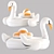 Luxury Swan Pool Float 2016 3D model small image 2