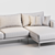 Stylish Modern Hoekbank Barlio Sofa 3D model small image 4
