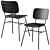 Modern Dining Set with Brent 3D model small image 2