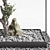 Indoor Bonsai Tree and Rocks 3D model small image 5