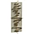 Abstract Metal Wall Art Sculpture 3D model small image 1