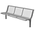 Emau Solo Park Benches 3D model small image 3