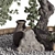 Vintage Olive Tree Patio Decor 3D model small image 4