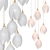 Elegant Magnolia Chandelier Design 3D model small image 3