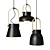 Scandinavian Style Pendant Lighting 3D model small image 2