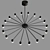 Modern Galileo Pendant Lamps 3D model small image 3