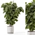 Natural Concrete Pot Indoor Plants 3D model small image 2