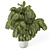 Natural Concrete Pot Indoor Plants 3D model small image 3