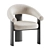 Elegant Bracci Dining Armchair 3D model small image 3