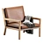Modern Franck Lounge Chair 2013 3D model small image 1