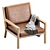 Modern Franck Lounge Chair 2013 3D model small image 2