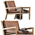 Modern Franck Lounge Chair 2013 3D model small image 4