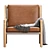 Modern Franck Lounge Chair 2013 3D model small image 5