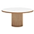 Adriana Ceramic Dining Table 3D model small image 1