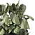 Metal Pot Outdoor Bush Set 3D model small image 5