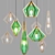 Sleek Pendant Lighting Fixture 3D model small image 2