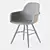 ZUIVER ALBERT KUIP Armchair: Modern Design 3D model small image 3