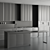 Exclusive Gaggenau Kitchen Island Set 3D model small image 6