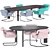 Isamu Dining Set, So Far 3D model small image 1