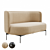 Modern Joe Low Back Sofa 3D model small image 1