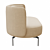 Modern Joe Low Back Sofa 3D model small image 3