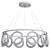 Elegant BRIDE Designer Chandelier 3D model small image 4