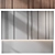Wooden Wall Panel Set 225 3D model small image 2