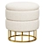 Elegant Zlata Pouf - TM525 3D model small image 6