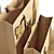 Versatile Paper Bags Set 3D model small image 5