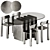 Modern Dining Set: TAVOLO2 Table & SILO Chair 3D model small image 1