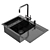 Gerhans Stainless Steel Kitchen Sink 3D model small image 27