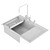 Gerhans Stainless Steel Kitchen Sink 3D model small image 28