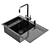 Gerhans Stainless Steel Kitchen Sink 3D model small image 39