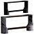 CB2 Dual Material Console Table 3D model small image 1