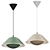 Sleek Nordic Pendant Lighting 3D model small image 3