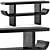 Dual-Material CB2 Console Table 3D model small image 1