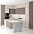 Modern Kitchen 3D Model Set 3D model small image 2