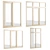 Miniature PVC Windows Set 3D model small image 4