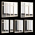 Miniature PVC Windows Set 3D model small image 5