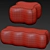 Chic June Ottoman and Bench 3D model small image 5