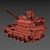 Tank 522 Lego Model Kit 3D model small image 6