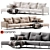 Eichholtz Firenze Lounge Sofa 3D model small image 1