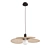 Rattan Canopée Ceiling Lights 3D model small image 3