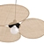 Rattan Canopée Ceiling Lights 3D model small image 5
