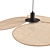 Rattan Canopée Ceiling Lights 3D model small image 6