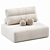 Saba Italia Modular Sectional Sofa 3D model small image 5