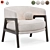 Luxury Duo Lounge Chair: 2015 3D model small image 1