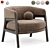 Luxury Duo Lounge Chair: 2015 3D model small image 5