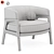 Luxury Duo Lounge Chair: 2015 3D model small image 6
