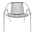 Outdoor Aluminum Chair by Alutec 3D model small image 5